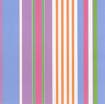 Arctic Frog - Muted Beach Towel Stripes 12x12 patterned paper  (pack of 10)